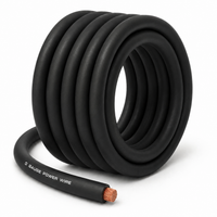 Load image into Gallery viewer, SoundBox CW0-25BK, 1/0 Gauge CCA Battery Power / Ground Wire Roll - 25 Ft, Black
