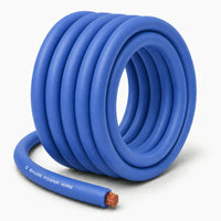 Load image into Gallery viewer, SoundBox CW0-25BL, 1/0 Gauge CCA Battery Power / Ground Wire Roll - 25 Ft, Blue
