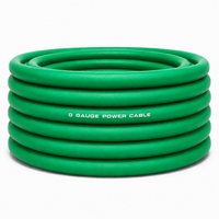 Load image into Gallery viewer, SoundBox CW0-25GR, 1/0 Gauge CCA Battery Power / Ground Wire Roll - 25 Ft, Green

