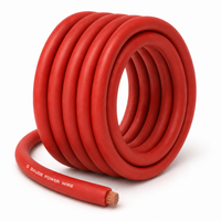 Load image into Gallery viewer, SoundBox CW0-25R, 1/0 Gauge CCA Battery Power / Ground Wire Roll - 25 Ft, Red

