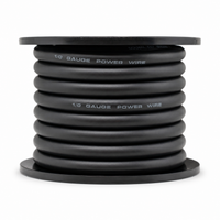 Load image into Gallery viewer, SoundBox CW0-50BK, 1/0 Gauge CCA Battery Power / Ground Wire Spool - 50 Ft, Black
