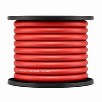 Load image into Gallery viewer, SoundBox CW0-50R, 1/0 Gauge CCA Battery Power / Ground Wire Spool - 50 Ft, Red
