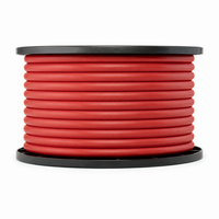 Load image into Gallery viewer, Connected 4 Gauge CCA Power Wire 100' Spool- Red
