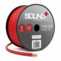 Load image into Gallery viewer, Connected 8 Gauge CCA Power Wire 250' Spool- Red
