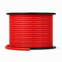 Load image into Gallery viewer, Connected 4 Gauge Oxygen Free Copper Power Wire 100' Spool- Red
