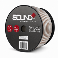 Load image into Gallery viewer, Connected 250 Foot Spool, 10 Gauge Frosted Speaker Wire
