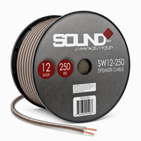 Load image into Gallery viewer, Connected 250 Foot Spool, 12 Gauge Frosted Speaker Wire
