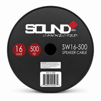 Load image into Gallery viewer, SoundBox SW16-500, 16 Gauge CCA Speaker Wire Spool - 500 Ft
