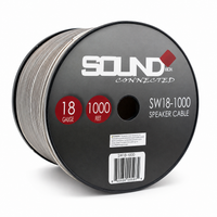Load image into Gallery viewer, Connected 1000 Foot Spool, 18 Gauge Frosted Speaker Wire
