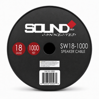 Load image into Gallery viewer, Connected 1000 Foot Spool, 18 Gauge Frosted Speaker Wire
