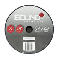 Load image into Gallery viewer, Connected 8 Gauge CCA Power Wire 250&#39; Spool- Red
