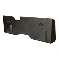 Load image into Gallery viewer, Chevy Silverado/ GMC Sierra Crew Cab 2014-2018 Dual 12&quot; Downfire Subwoofer Enclosure, BedLiner Finish

