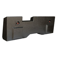 Load image into Gallery viewer, Chevy Silverado/ GMC Sierra Crew Cab 2014-2018 Dual 12&quot; Downfire Subwoofer Enclosure, BedLiner Finish
