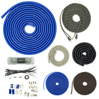 Load image into Gallery viewer, SoundBox T4AW-B, 4 Gauge Amp Kit Complete Amplifier Install Wiring Cable - 4500W
