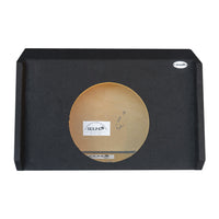 Load image into Gallery viewer, Chevy Silverado / GMC Sierra Double Cab / Crew Cab 2019-UP Single 12&quot; Downfire Subwoofer Enclosure
