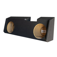 Load image into Gallery viewer, Chevy Silverado / GMC Sierra Double Cab / Crew Cab 2019-UP Double 12&quot; Downfire Subwoofer Enclosure
