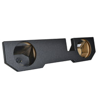 Load image into Gallery viewer, Ram Quad Cab/ Crew Cab 2002-2018 Dual 10&quot; Upfire Subwoofer Enclosure, BedLiner Finish

