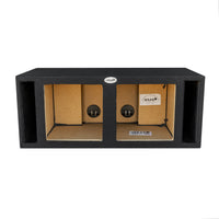 Load image into Gallery viewer, E Series Dual 12&quot; Vented Side Port Subwoofer Enclosure, Square
