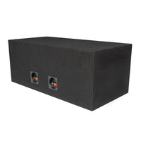 Load image into Gallery viewer, E Series Dual 10&quot; Vented Side Port Subwoofer Enclosure, Square
