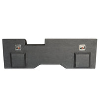 Load image into Gallery viewer, Chevy Silverado/ GMC Sierra Crew Cab 2014-2018 Dual 10&quot; Downfire Subwoofer Enclosure
