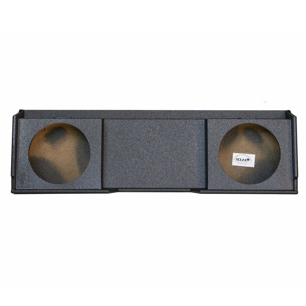 Chevy Silverado /GMC Sierra Extended Cab 1999-2006 Dual 12" Downfire Subwoofer Enclosure, BedLiner Finish