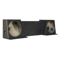 Load image into Gallery viewer, Chevy Silverado /GMC Sierra Extended Cab 2008-2013 Dual 12&quot; Downfire Subwoofer Enclosure, BedLiner Finish
