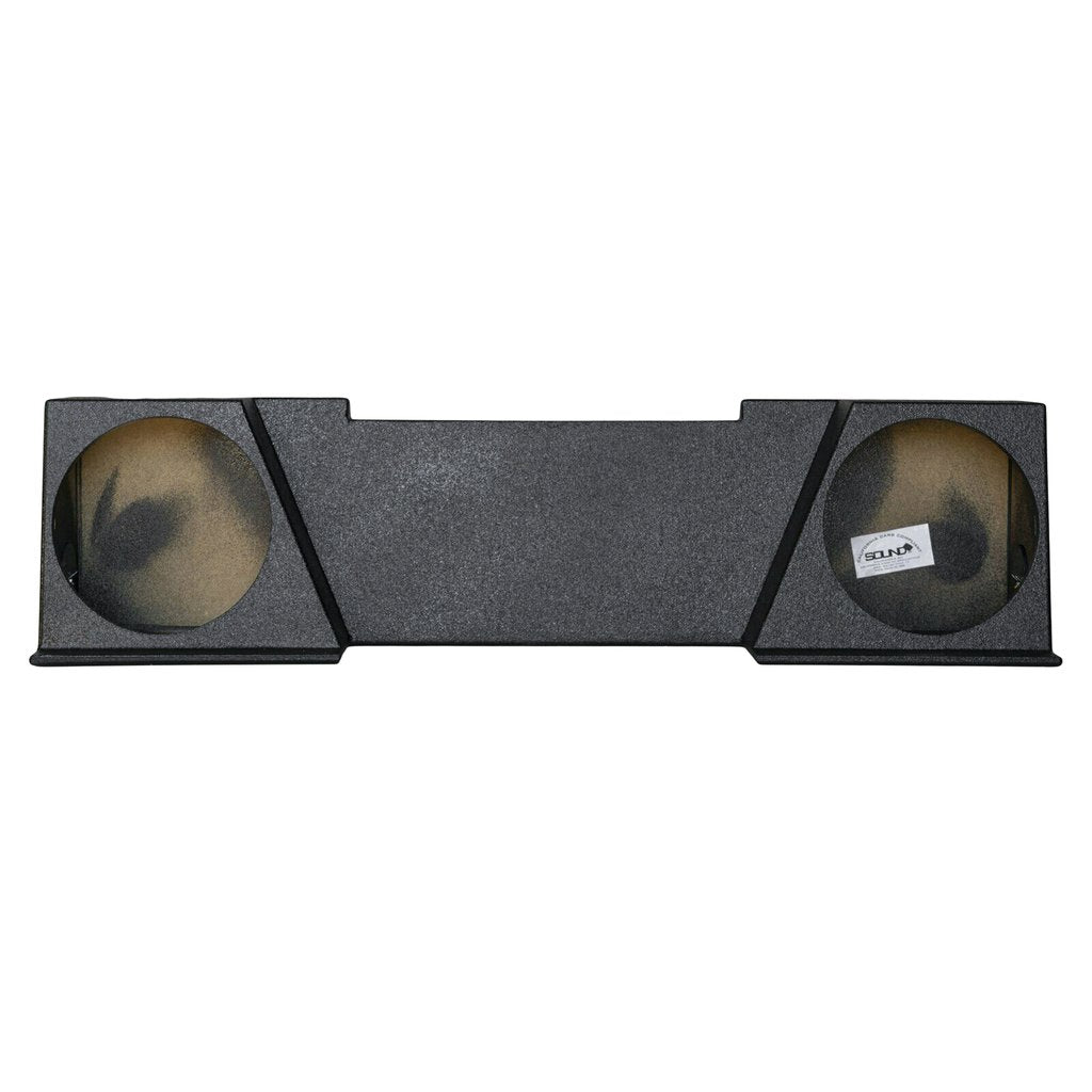 Chevy Silverado /GMC Sierra Extended Cab 2008-2013 Dual 12" Downfire Subwoofer Enclosure, BedLiner Finish