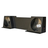 Load image into Gallery viewer, Chevy Silverado /GMC Sierra Extended Cab 2008-2013 Dual 10&quot; Downfire Subwoofer Enclosure, BedLiner Finish
