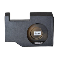 Load image into Gallery viewer, Chevy Silverado/ GMC Sierra Crew Cab 2014-2018 Single 10&quot; Downfire Subwoofer Enclosure, BedLiner Finish
