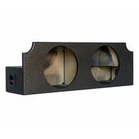 Load image into Gallery viewer, Nissan 370Z 2009-2014 Dual 10&quot; Rearfire Subwoofer Enclosure, BedLiner Finish
