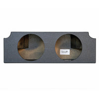 Load image into Gallery viewer, Nissan 370Z 2009-2014 Dual 10&quot; Rearfire Subwoofer Enclosure, BedLiner Finish
