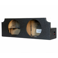 Load image into Gallery viewer, Nissan 370Z 2009-2013 Dual 12&quot; Rearfire Subwoofer Enclosure, BedLiner Finish
