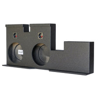 Load image into Gallery viewer, Toyota Tundra Double Cab 2007-2017 Dual 12&quot; Downfire Subwoofer Enclosure, BedLiner Finish
