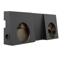 Load image into Gallery viewer, Toyota Tacoma Double Cab 2005-2018 Dual 12&quot; Frontfire Subwoofer Enclosure, BedLiner Finish
