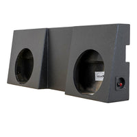 Load image into Gallery viewer, Toyota Tacoma Double Cab 2005-2018 Dual 12&quot; Frontfire Subwoofer Enclosure, BedLiner Finish
