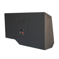 Load image into Gallery viewer, Chevy Silverado/ GMC Sierra Crew Cab 2014-2018 Single 10&quot; Downfire Subwoofer Enclosure
