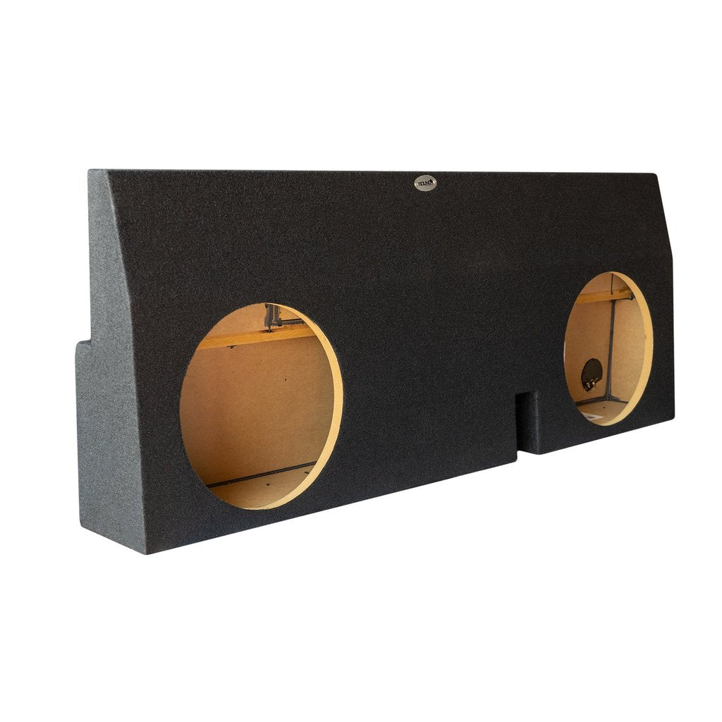 QPower Dual 10 Inch Sealed Subwoofer Sub Box for 2005-2017 Toyota Tacoma Truck Seat