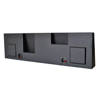 Load image into Gallery viewer, Ford F250/F350/F450 SuperDuty Crew Cab 2004-2016 12&quot; Frontfire Subwoofer Enclosure, BedLiner Finish
