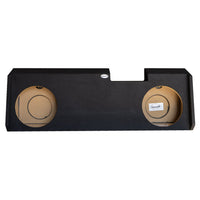 Load image into Gallery viewer, Chevy Silverado / GMC Sierra Double Cab / Crew Cab 2019-UP Double 10&quot; Downfire Subwoofer Enclosure
