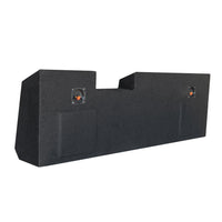 Load image into Gallery viewer, Chevy Silverado / GMC Sierra Double Cab / Crew Cab 2019-UP Double 12&quot; Downfire Subwoofer Enclosure
