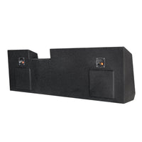 Load image into Gallery viewer, Chevy Silverado / GMC Sierra Double Cab / Crew Cab 2019-UP Double 10&quot; Downfire Subwoofer Enclosure
