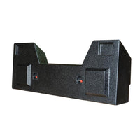 Load image into Gallery viewer, Ram Crew Cab 2019-UP Dual 12&quot; Downfire Subwoofer Enclosure, BedLiner Finish
